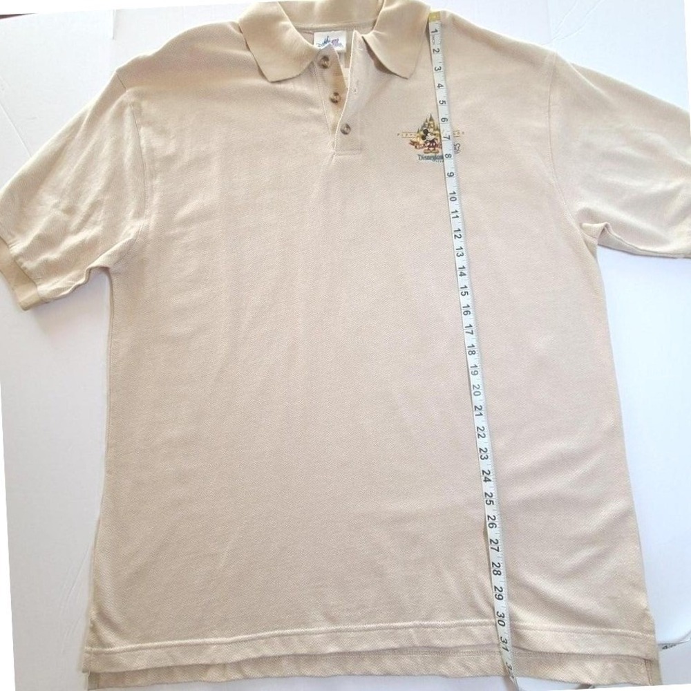 Disneyland Resort Polo Shirt Extra Large XL Tan First Place Est. 1955 - Picture 6 of 6